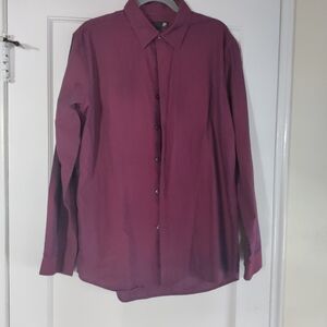 ✨ 4/$15 JF J.Ferrar Maroon Slim Fit Shirt